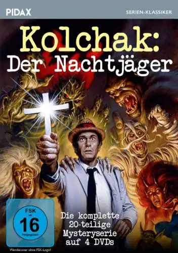 Kolchack: Der Nachtjäger 4 DVDs Pidax Serien Klassiker Neu