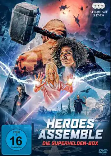 Heroes Assemble - Die Superhelden-Box (3 Filme) auf 3 DVDs Neu