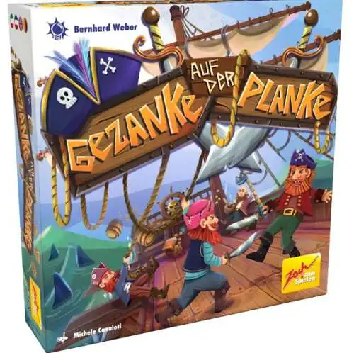 Simba Dickie - Gezanke auf der Planke - Familienspiel Brettspiel Neu