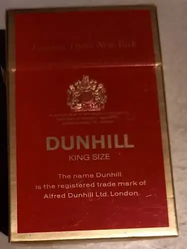 Sammlerstück - Dunhill - Packung