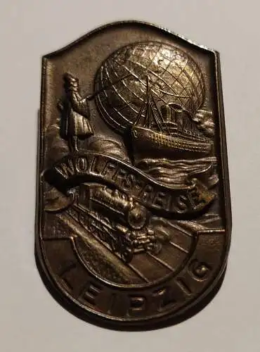 RARITÄT ? Firmen-Abzeichen Wolffs-Reise Leipzig um 1920