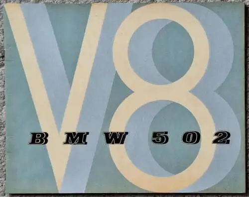 BMW: Prospekt BMW 502 V8 1956. 