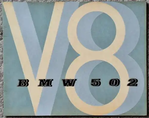 BMW: Prospekt BMW 502 V8. 