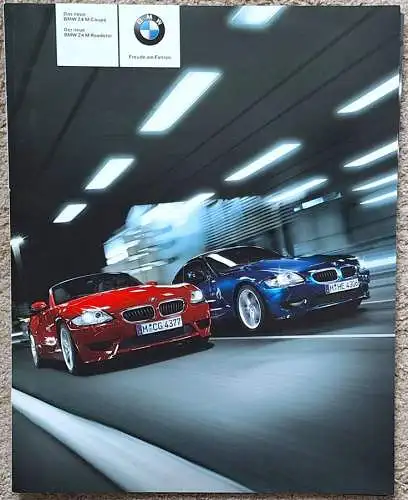 BMW: Prospekt BMW Z4 M Coupe, Z4 M Roadster. 