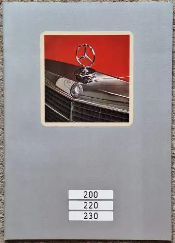 Mercedes-Benz: Prospekt Mercedes-Benz /8 200, 220, 230 11/1972. 