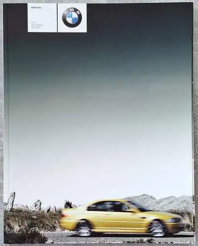 Prospekt BMW M3, M3 CSL, M3 Cabrio E46 1/2003. 