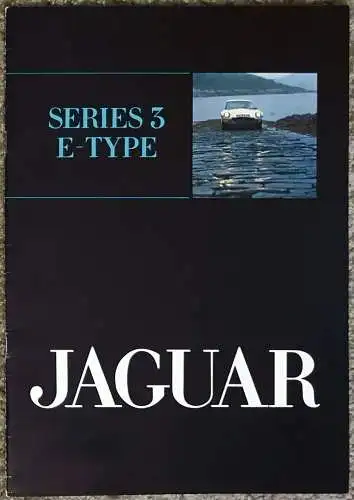 Prospekt Jaguar E-type V12 Serie III 3/1971. 