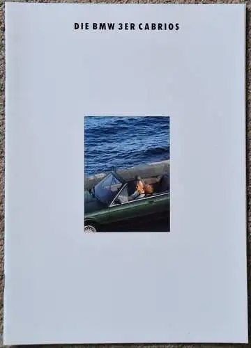 Prospekt BMW 3er E30 318i 320i 325i Cabrio 2/1992 Modelljahr 1993. 
