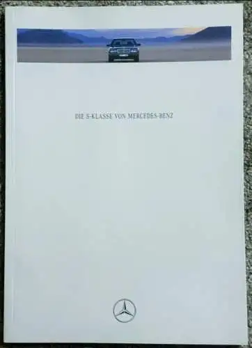 Prospekt Mercedes-Benz S-Klasse W140 12/1992 Modelljahr 1993. 