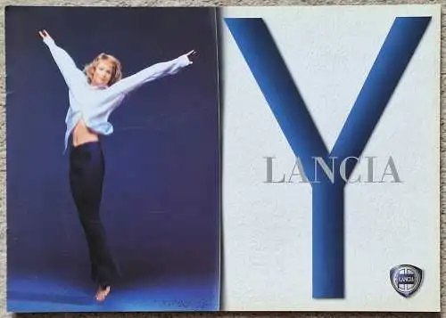 Prospekt Lancia Y 8/2000 Modelljahr 2001. 