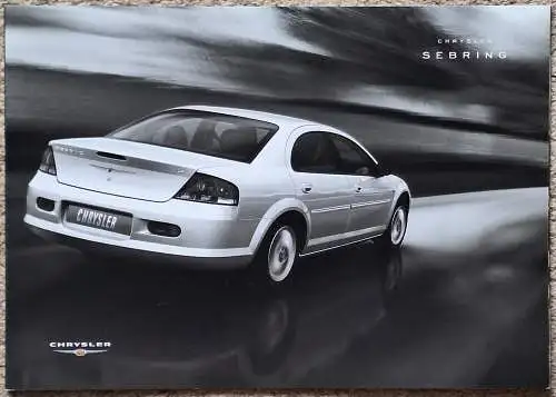 Prospekt Chrysler Sebring 8/2003 Modelljahr 2004. 