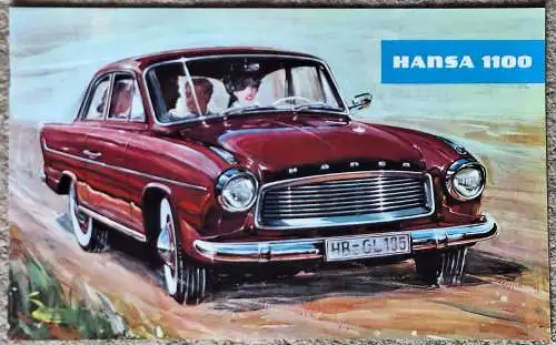 Prospekt Hansa (Borgward) 1100 7/1959 Modelljahr 1960. 