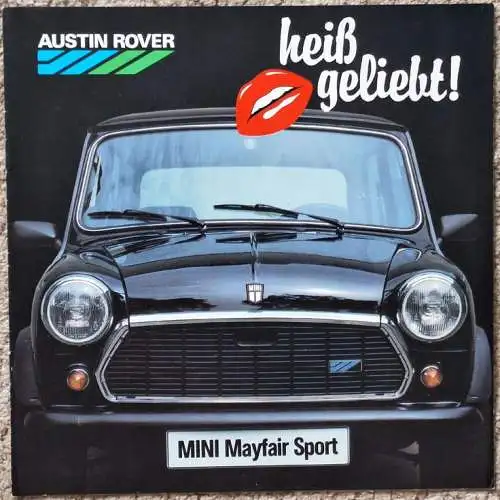 Prospekt Austin Mini Mayfair Sport 1983. 