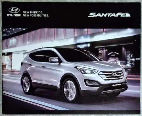 Prospekt Hyundai Santa Fe 9/2013 Modelljahr 2014. 