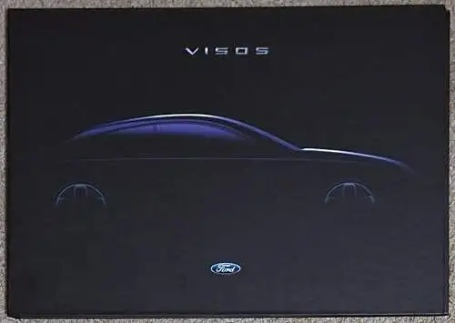 Pressemappe Ford Visos Concept IAA 2003, Pressekatalog mit Foto-CD und farbigen Pressefotos, englisch/deutsch. 