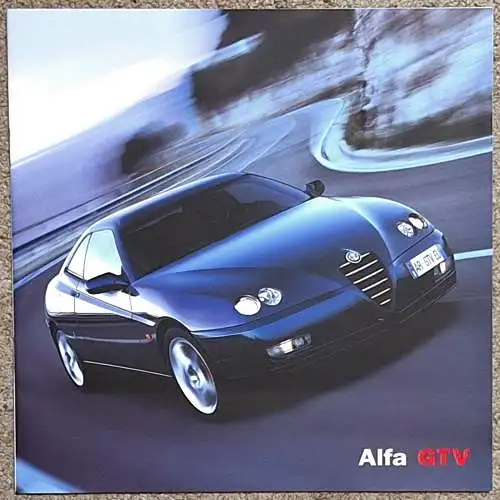 Prospekt Alfa Romeo GTV 5/2003 Modelljahr 2003 2004. 