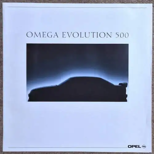 Prospekt Opel Omega A Evolution 500 2/1991. 