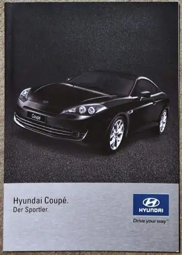 Prospekt Hyundai Coupe 2/2007 Modelljahr 2007. 