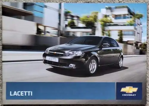Prospekt Chevrolet Lacetti 8/2008 Modelljahr 2009. 