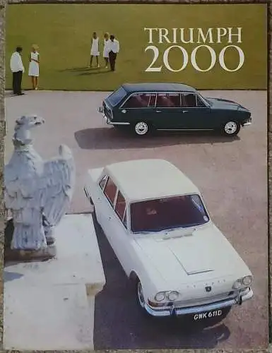 Prospekt Triumph 2000 1/1967 Modelljahr 1967. 