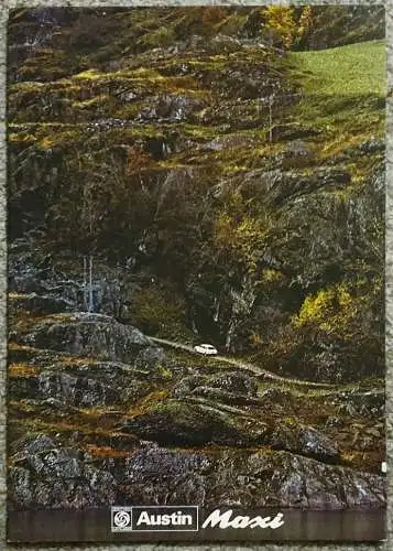 Prospekt Austin Maxi 1750 2/1976 Modelljahr 1976. 