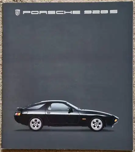 Prospekt Porsche 928 S 7/1984 Modelljahr 1985. 