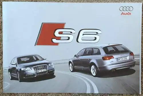 Prospekt Audi S6 Limousine, Avant 3/2006 Modelljahr 2006. 