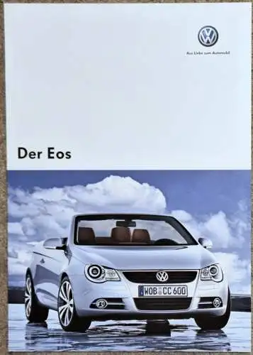 Prospekt VW Volkswagen Eos 10/2006 Modelljahr 2007. 