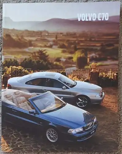 Prospekt Volvo C70 Coupe, Cabriolet 2002. 