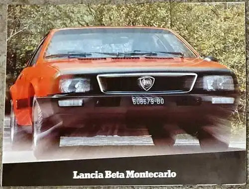 Prospekt Lancia Beta Montecarlo 1976. 