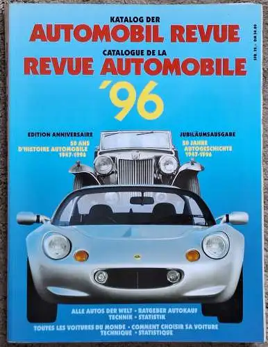 Katalog Automobil Revue 1996. 