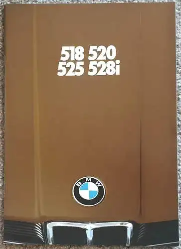 Prospekt BMW 5er E12 2/1979 Modelljahr 1980 518, 520, 525, 528i. 