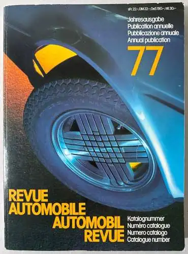 Katalog Automobil Revue 1977. 