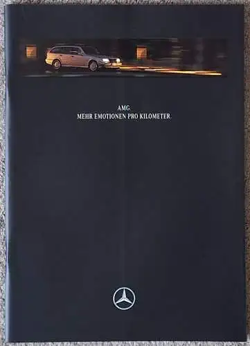 Prospekt Mercedes-Benz AMG-Modelle 7/1997 Modelljahr 1998 C43, E55, SL60. 