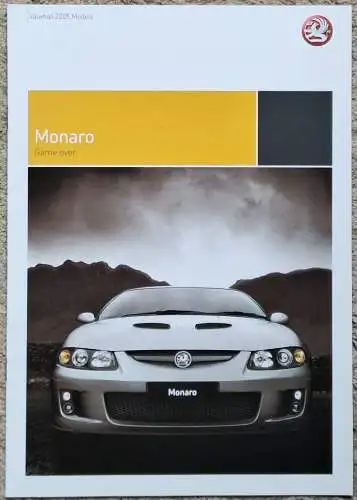 Prospekt Vauxhall Monaro 2/2005. 
