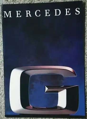 Prospekt Mercedes Benz G-Modell 250 GD, 300 GD, 230 GE, 300 GE 2/91 Modelljahr 1991. 