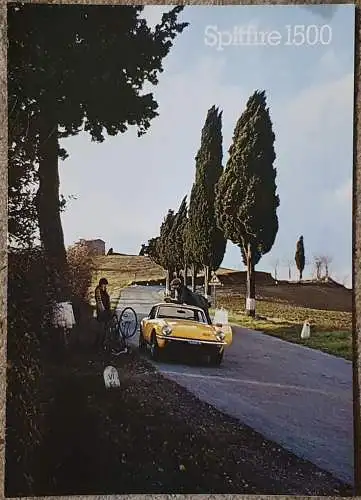 Prospekt Triumph Spitfire 2/1975 Modelljahr 1975. 