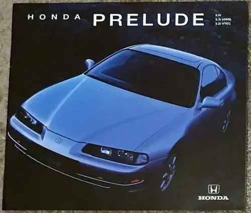 Prospekt Honda Prelude 4/1993 Modelljahr 1993 1994. 