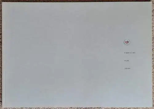 Prospekt Cadillac XLR 7/2003 Modelljahr 2004. 