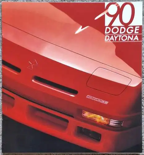 Prospekt Dodge Daytona 8/1989 Modelljahr 1990. 