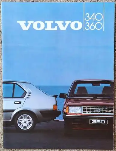 Prospekt Volvo 340, 360 5-Türer 1984 deutsch. 