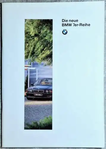 Prospekt BMW 7er E38 2/1995 Modelljahr 1996 728i, 728iL, 730i, 730iL, 740i, 740iL, 750i, 750iL. 