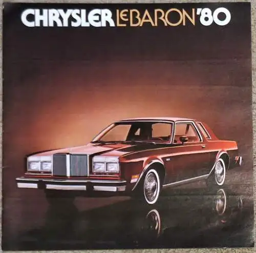 Prospekt Chrysler LeBaron 8/1979 Modelljahr 1980. 