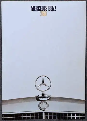 Prospekt Mercedes-Benz 250 /8 12/1967 Modelljahr 1968 ORIGINAL!. 