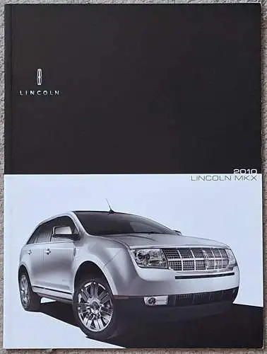 Prospekt Lincoln MKZ Modelljahr 2010. 