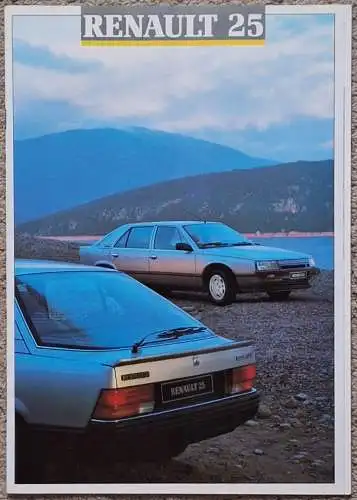 Prospekt Renault 25 1987. 
