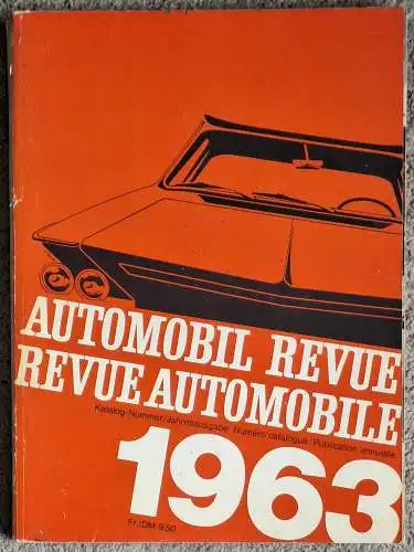 Katalog Automobil Revue 1963. 