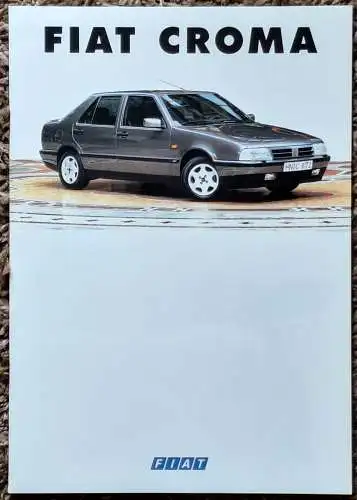 Prospekt Fiat Croma 9/1991 Modelljahr 1992. 