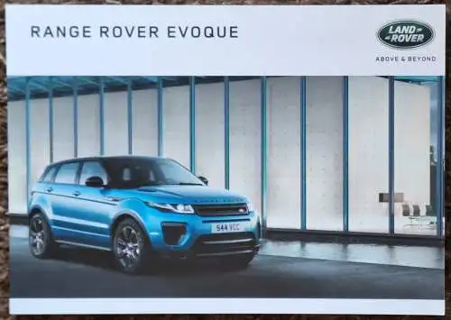 Prospekt Land Rover Range Rover Evoque 2017. 