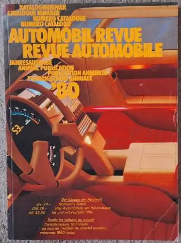 Katalog Automobil Revue 1980. 